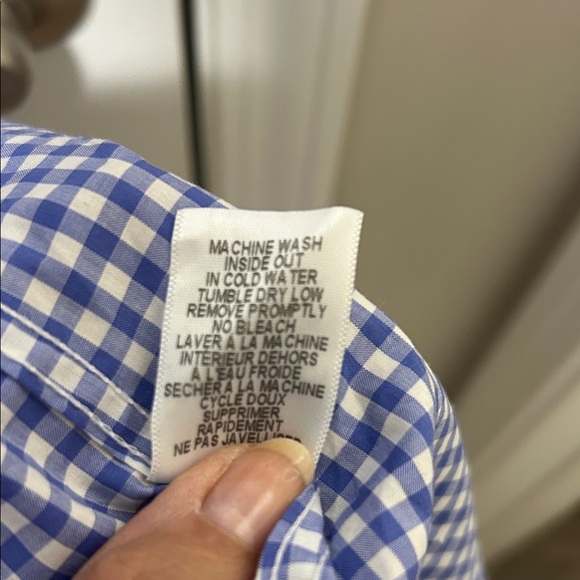 Frank & Eileen fitted button down Women’s shirt | Blue White | S - Picture 5 of 10